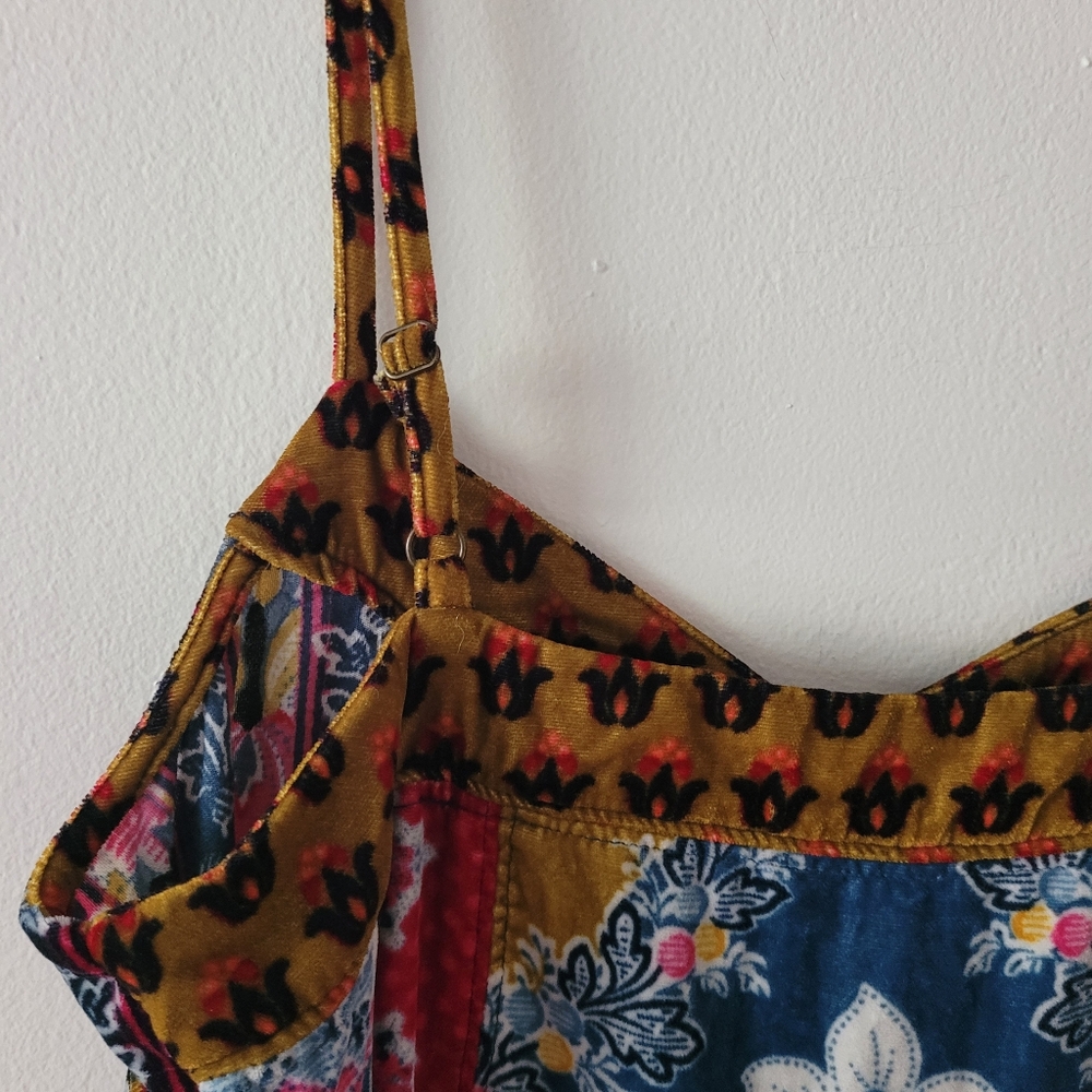 Anthropologie Zadie Velvet Slip Mini Dress Small Boho Festival - Picture 10 of 16